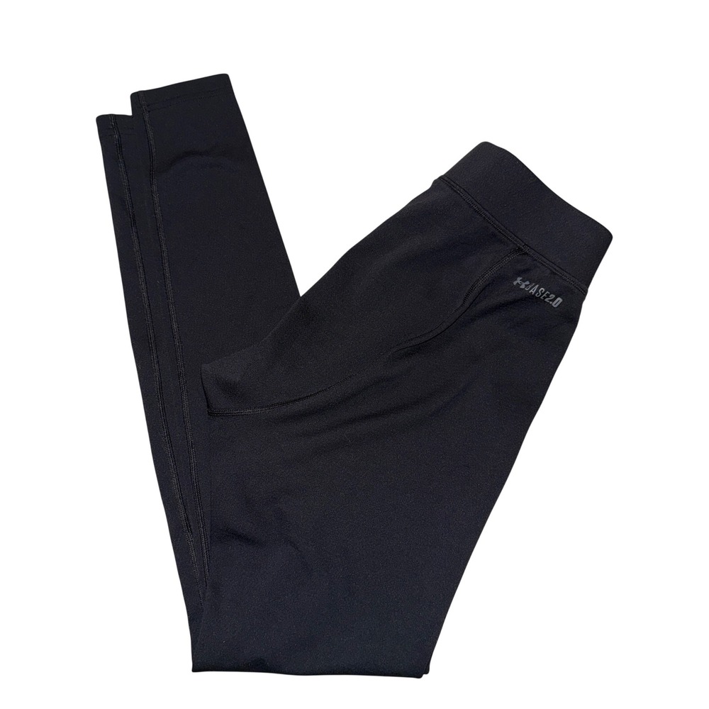 Under Armour Base 2.0 Leggings Medium Black ColdGear Fitted Pants 1343247